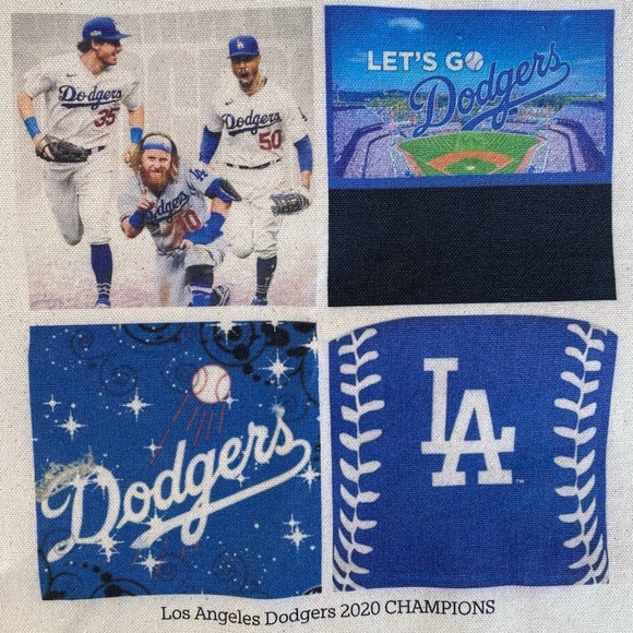 Los Angeles Dodgers Canvas Tote Bag - Picture 8 of 8